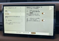 ディフェンダー　安全装備の選択画面