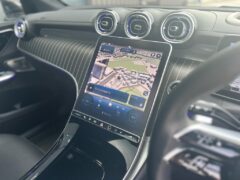 GLC350eのナビ画面