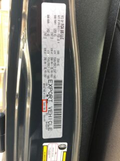 ジープラングラーのカラーコード記載ステッカー